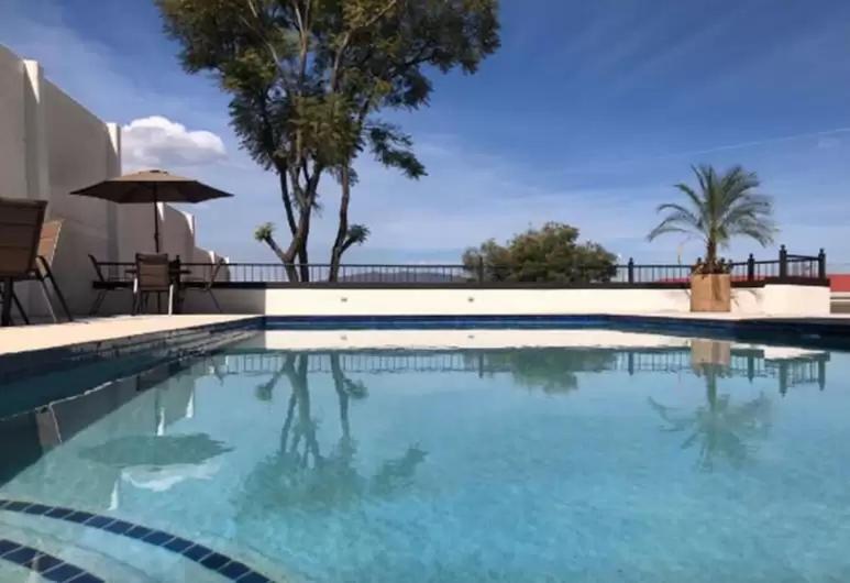 Hotel Candelero Yuriria Bagian luar foto